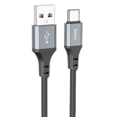 Кабель USB - Type-C Hoco X86 Spear  100см 3A  (black)