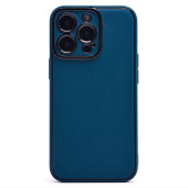 Чехол-накладка - PC084 экокожа для "Apple iPhone 13 Pro" (blue) (219664)