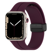 Ремешок - ApW29 Apple Watch 42/44/45/49 mm силикон на магните (violet)