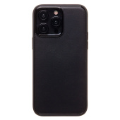 Чехол-накладка - PC084 экокожа для "Apple iPhone 14 Pro Max" (black) (219682)