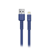 Кабель USB - Apple lightning Remax RC-116i Armor series  100см 2,4A  (blue)