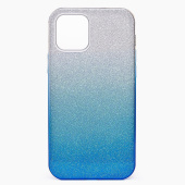 Чехол-накладка - SC097 Gradient для "Apple iPhone 12 Pro Max" (blue/silver)