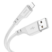 Кабель USB - Apple lightning Hoco X97 Crystal  100см 2,4A  (light grey)