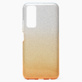 Чехол-накладка - SC097 Gradient для "Huawei P Smart 2021" (gold/silver)