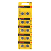 Элемент марганцево-щелочный Kodak AG12 (386 LR1142, LR43) (10-BL) (100/100)