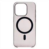 Чехол-накладка - PC Clear Case SafeMag для "Apple iPhone 15 Pro" (black)