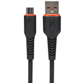 Кабель USB - micro USB SKYDOLPHIN S54V  100см 2,4A  (black)