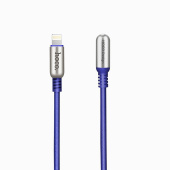 Кабель USB - Apple lightning Hoco U17  120см 2,4A  (blue)