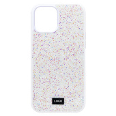 Чехол-накладка - PC071 POSH SHINE для "Apple iPhone 12 Pro Max" россыпь кристаллов (white)