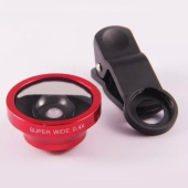 Объектив для смартфона Selfi Cam lens (тех.уп.) (red)