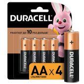 Батарейка AA Duracell LR6 Basic CN (4-BL) (4/48/192)