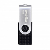 Флэш накопитель USB/MicroUSB 32 Гб Smart Buy Trio 3-in-1 OTG (USB Type-A+USB Type-C+micro USB) (blac
