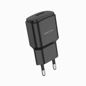 Адаптер Сетевой с кабелем Borofone BA48A Orion USB 2,1A/10W (USB/Lightning) (black)