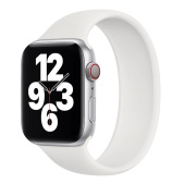 Ремешок - ApW15 монобраслет Apple Watch 38/40/41 mm силикон (white)