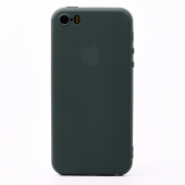 Чехол-накладка ORG Full Soft Touch для "Apple iPhone 5/iPhone 5S/iPhone SE" (dark green)