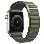 Ремешок - ApW27 Alpine Loop Apple Watch 38/40/41 mm текстиль (green)