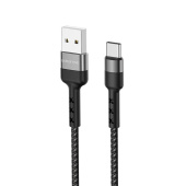 Кабель USB - Type-C Borofone BX34 Advantage  100см 3A  (black)