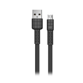 Кабель USB - micro USB Remax RC-116m Armor series  100см 2,4A  (black)