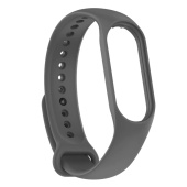 Ремешок - WB13 Xiaomi Mi Band 7 силикон на кнопке (регулируемый) (gray)