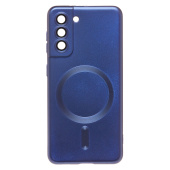 Чехол-накладка - SM020 Matte SafeMag для "Samsung SM-G991 Galaxy S21" (dark blue)