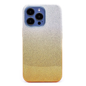 Чехол-накладка - SC097 Gradient для "Apple iPhone 13 Pro" (gold/silver)