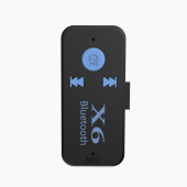 Bluetooth адаптер - BR-04 X6 BT  mini jack 3,5 мм, micro USB (Micro USB/USB) (black)