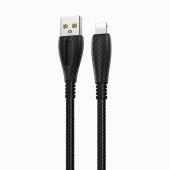 Кабель USB - Apple lightning Borofone BX38 Cool  100см 2,4A  (black)