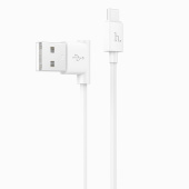 Кабель USB - micro USB Hoco UPM10  120см 2,1A  (white)