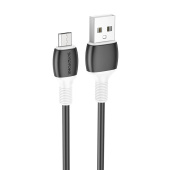 Кабель USB - micro USB Borofone BX84  100см 2,4A  (black)