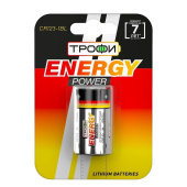 Батарейка 123A Трофи CR123A ENERGY POWER Lithium (1-BL) (10/100)