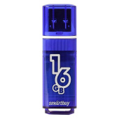 Флэш накопитель USB 16 Гб Smart Buy Glossy 3.0 (dark blue)