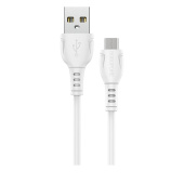 Кабель USB - micro USB Borofone BX51  100см 2,4A  (white)