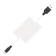 Кабель USB - Type-C Hoco X21 Silicone  100см 3A  (black/white)