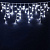 Светодиодная гирлянда Гирлянда уличная занавес БАХРОМА 600x70 см, 240 диодов, белый провод, белый