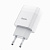 Адаптер Сетевой с кабелем Hoco C72A Glorious USB 2,1A/10W (USB/Micro USB) (white)