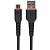 Кабель USB - micro USB SKYDOLPHIN S54V  100см 2,4A  (black)