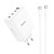 Адаптер Сетевой Hoco N31 PD 3Type-C/USB 100W (white)