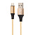 Кабель USB - Type-C SKYDOLPHIN S55T  100см 2,4A  (gold)