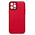 Чехол-накладка - PC084 экокожа для "Apple iPhone 12 Pro" (red) (219656)