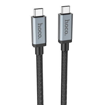 Кабель Type-C - Type-C USB 3.2 Hoco US06 100W 200см 5A  (black)