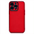 Чехол-накладка - PC084 экокожа для "Apple iPhone 13 Pro" (red) (219666)