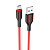 Кабель USB - micro USB Borofone BX63  100см 2,4A  (black/red)