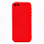 Чехол-накладка ORG Full Soft Touch для "Apple iPhone 5/iPhone 5S/iPhone SE" (red)