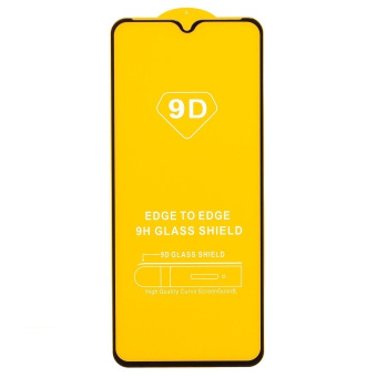 Защитное стекло Full Glue - 2,5D для "Infinix Smart 6 Plus" (тех.уп.) (black)(20)