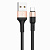 Кабель USB - Type-C Hoco X26 Xpress  100см 3A  (black/gold)