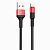 Кабель USB - micro USB Hoco X26 Xpress  100см 2A  (black/red)