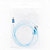 Кабель USB - Apple lightning - Luminous  100см 2A  (blue)