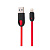 Кабель USB - Apple lightning Kurato RORI-L200  100см 2,5A  (red)