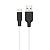 Кабель USB - micro USB Hoco X21 Plus (silicone)  100см 2,4A  (white/black)