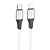 Кабель Type-C - Apple lightning Hoco X86 Spear PD 20W 100см 3A  (white)